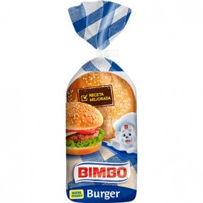 BIMBO pan para hamburguesas 4 unidades
